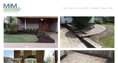 Desktop Screenshot of mmlandscapingllc.com